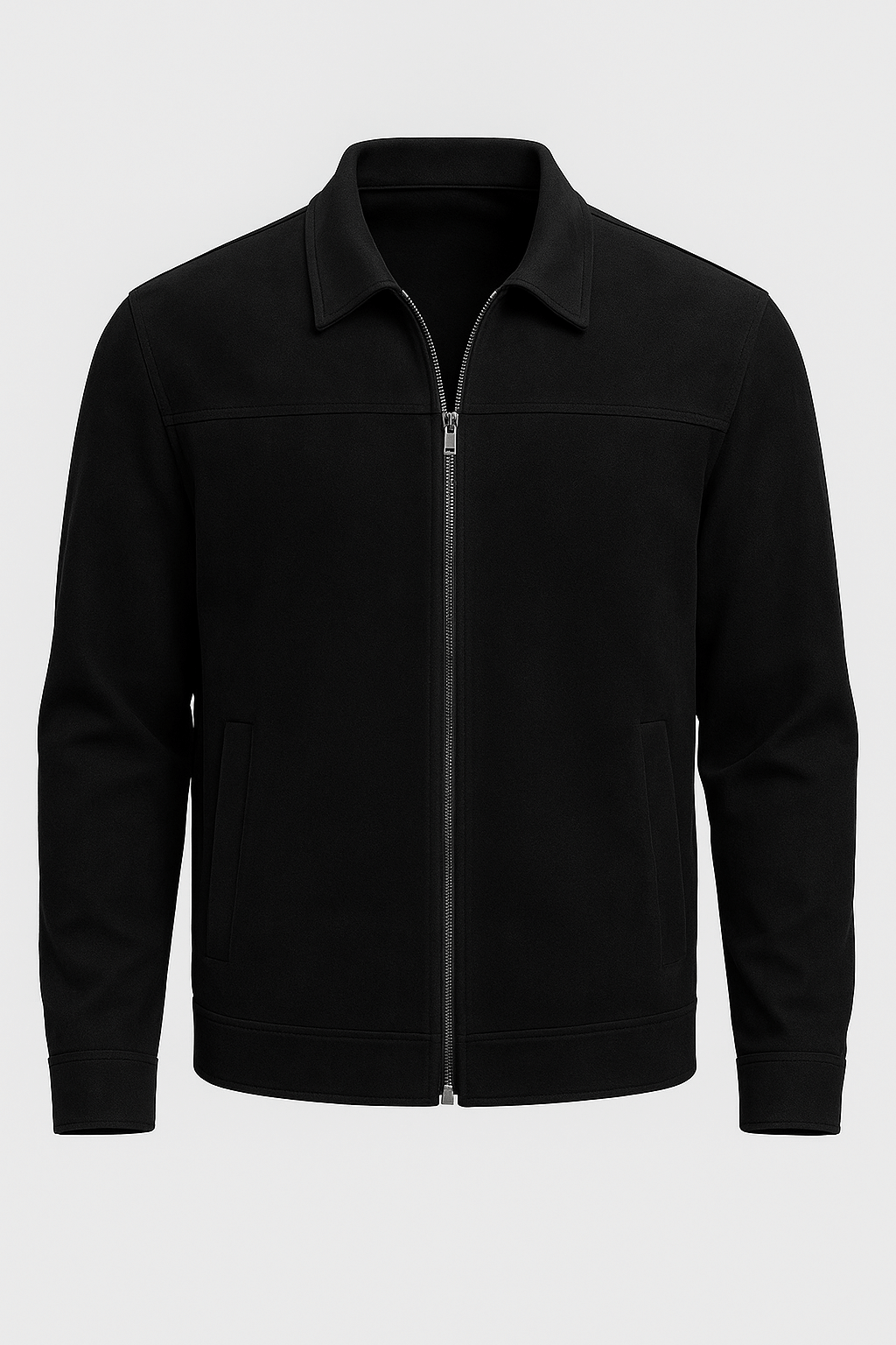 Black Suede Men's Jacket