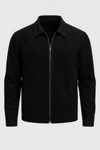 Black Suede Men's Jacket