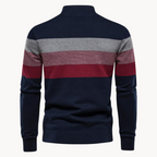 Elegant Cotton Zip Sweater