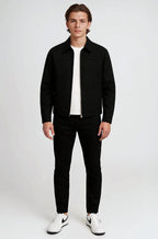 Lightweight Twill Men's Jacket - Black