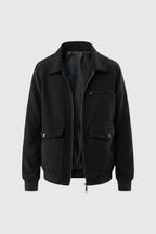 Men's Corduroy Jacket - Jet Black