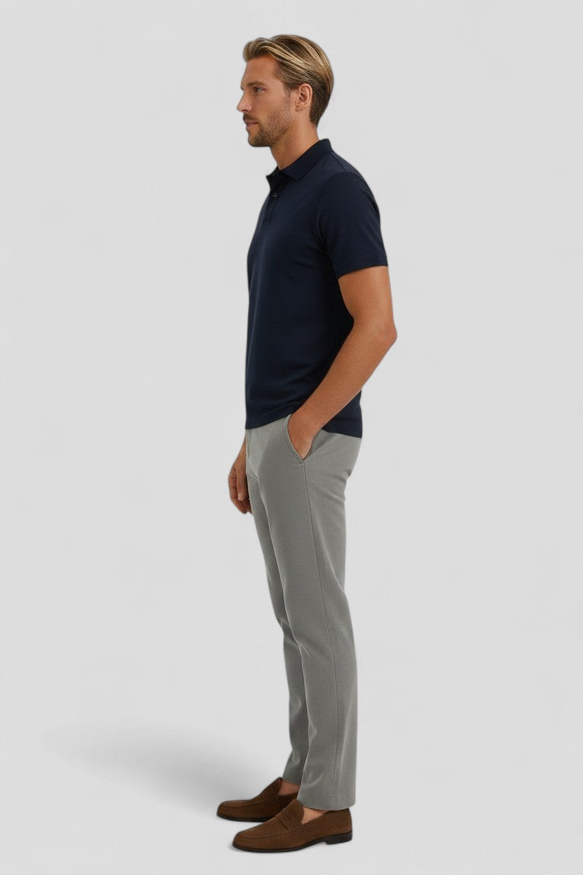 Men's Technical Fabric Slim Fit Polo Shirt