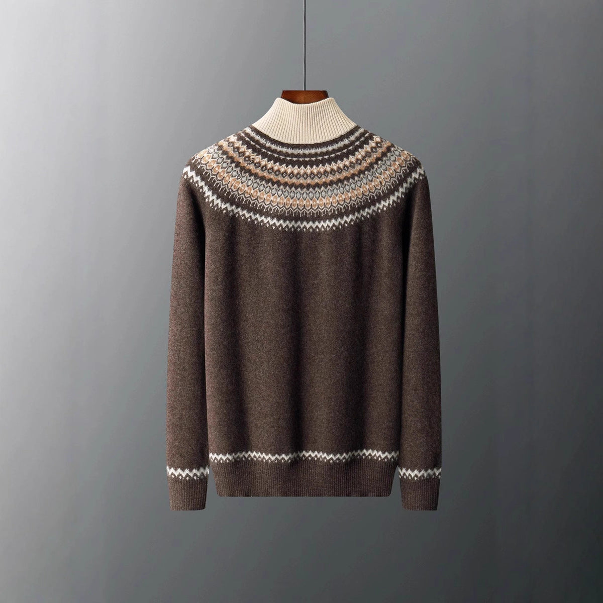 Elegant Cashmere Zip Sweater