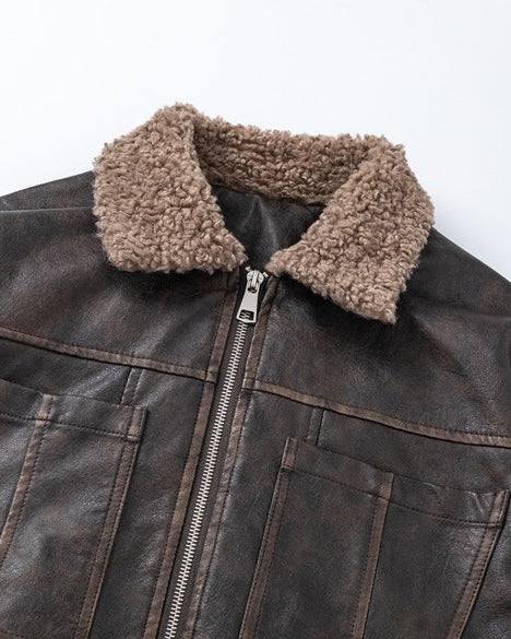 Aurion PU Leather Men's Coat