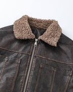 Aurion PU Leather Men's Coat