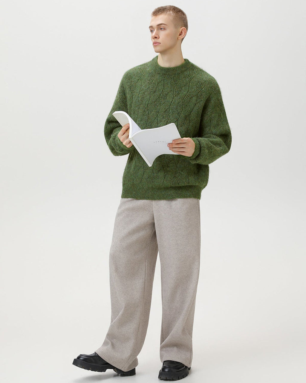 The Cable Crewneck