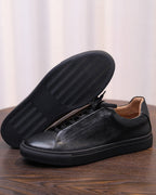 The Softey® Leather Low Sneakers