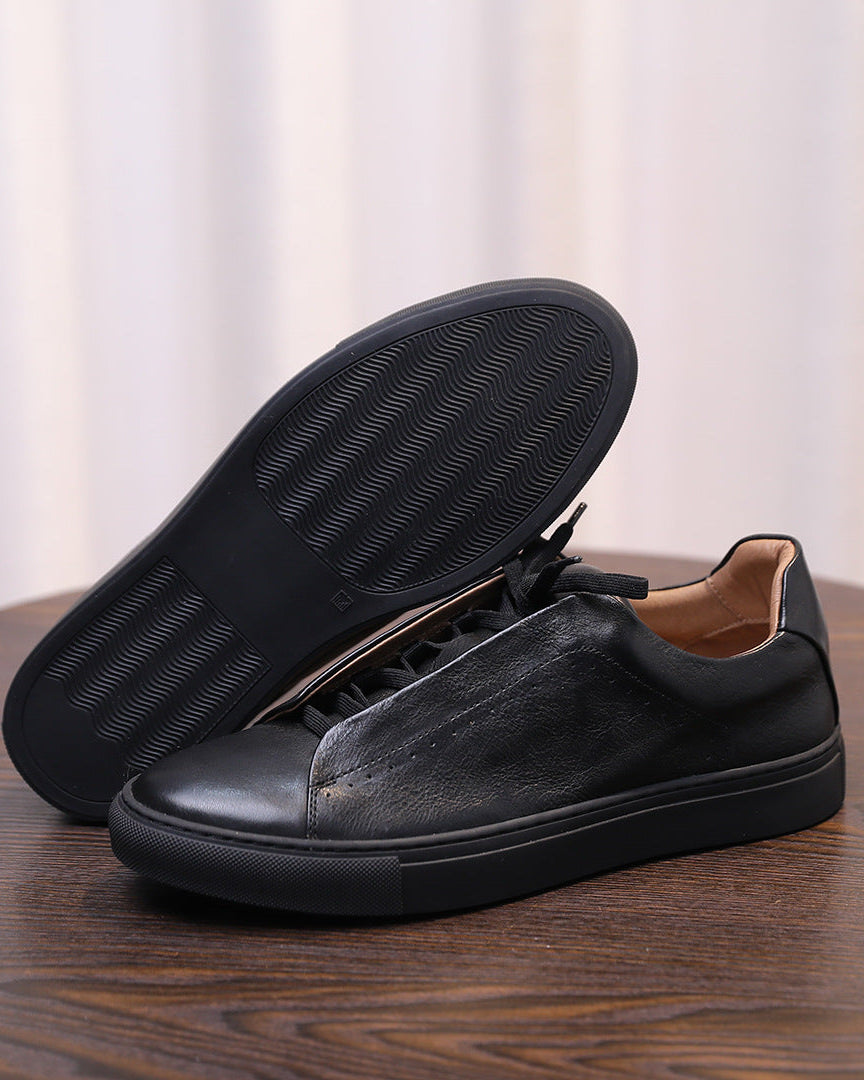 The Softey® Leather Low Sneakers