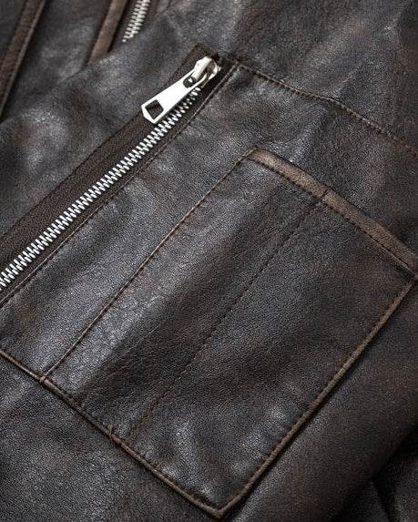 Aurion PU Leather Men's Coat