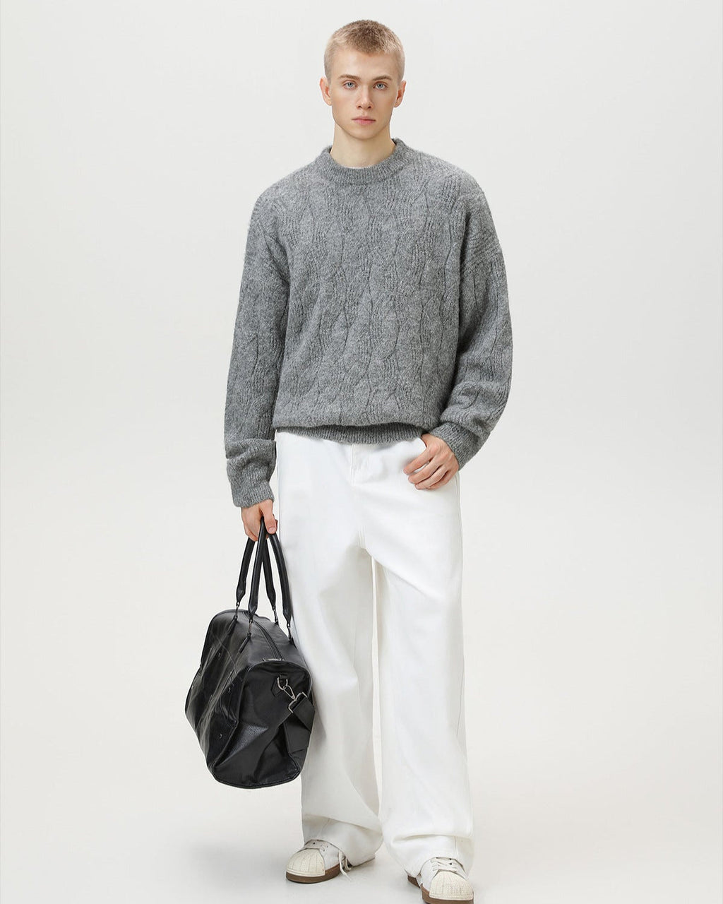 The Cable Crewneck