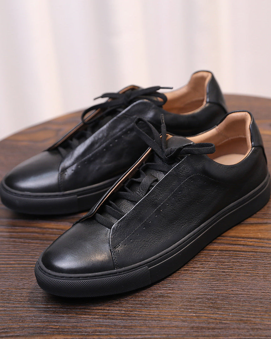 The Softey® Leather Low Sneakers