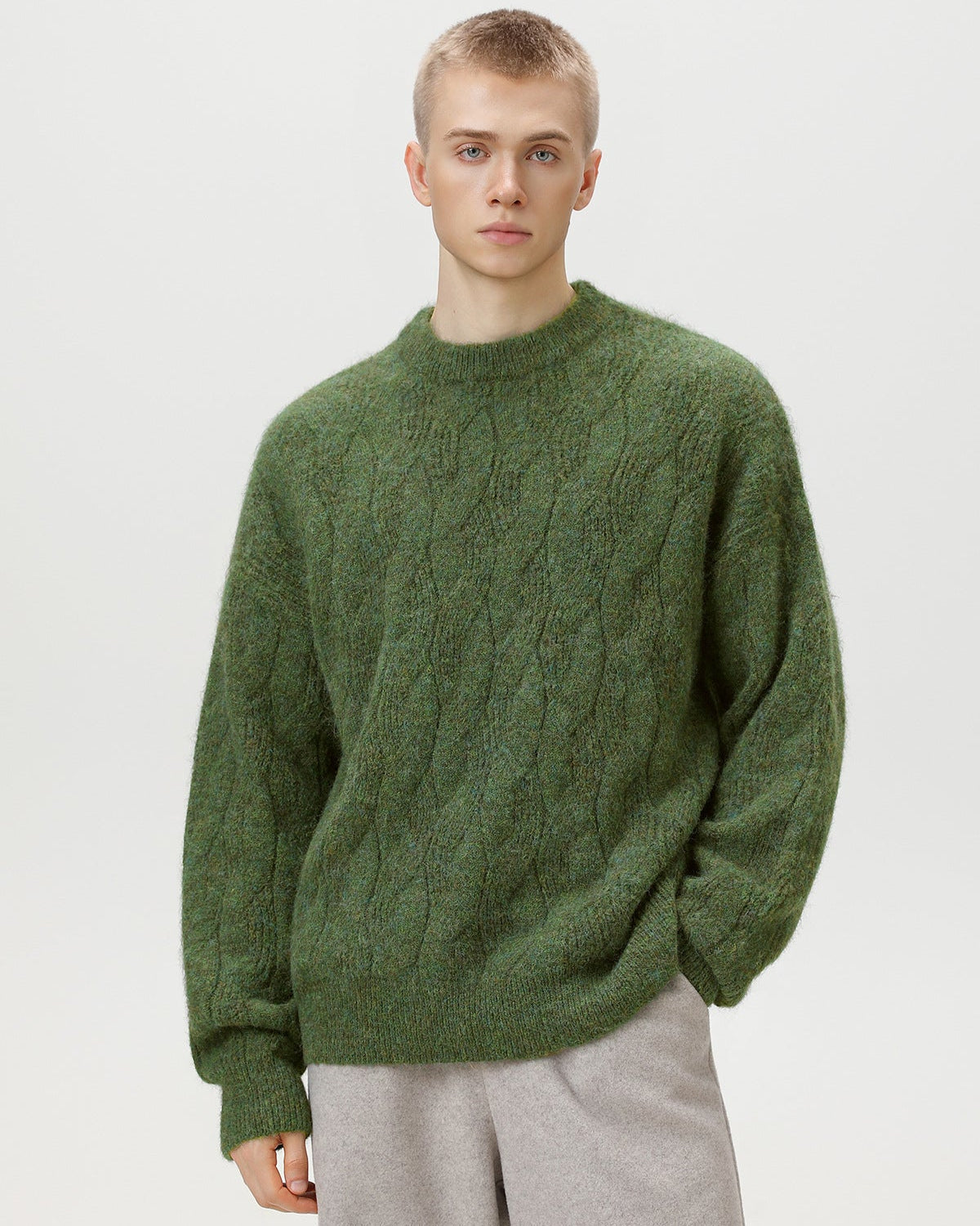 The Cable Crewneck