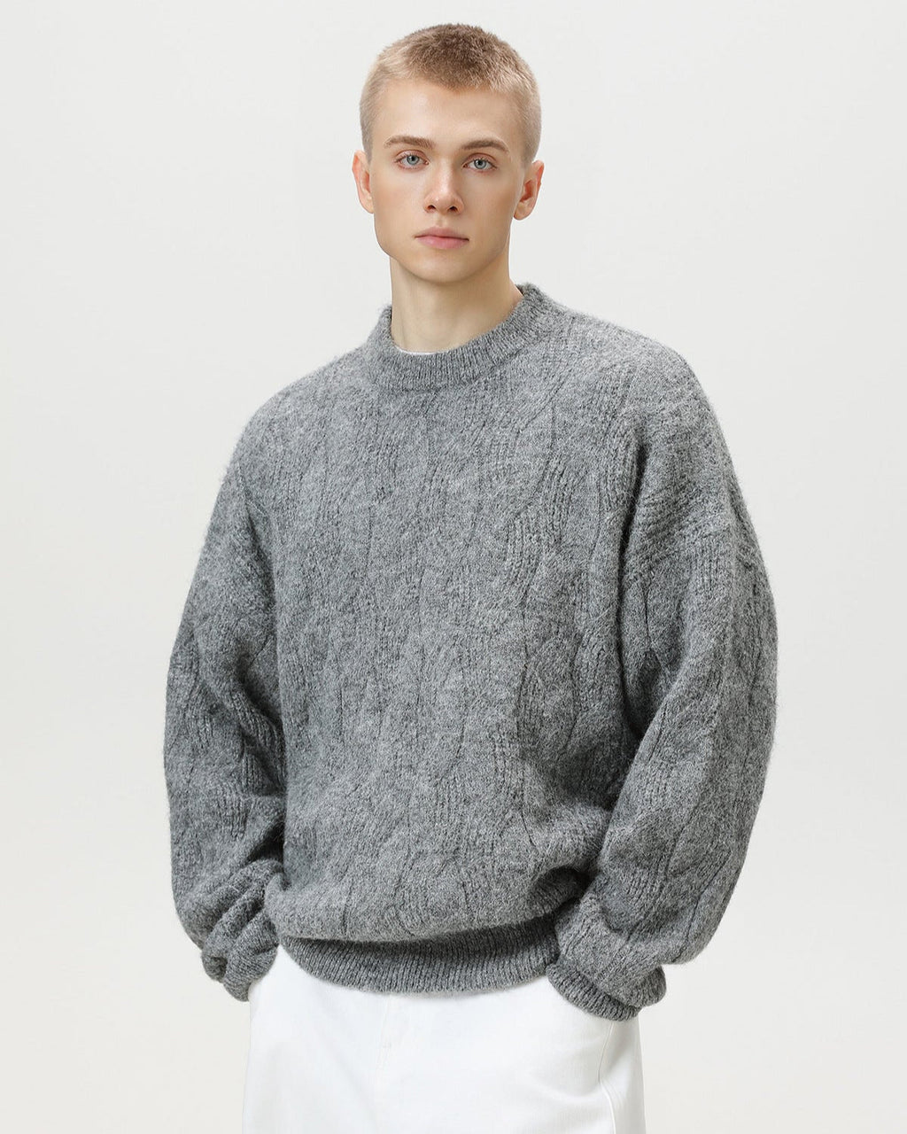 The Cable Crewneck