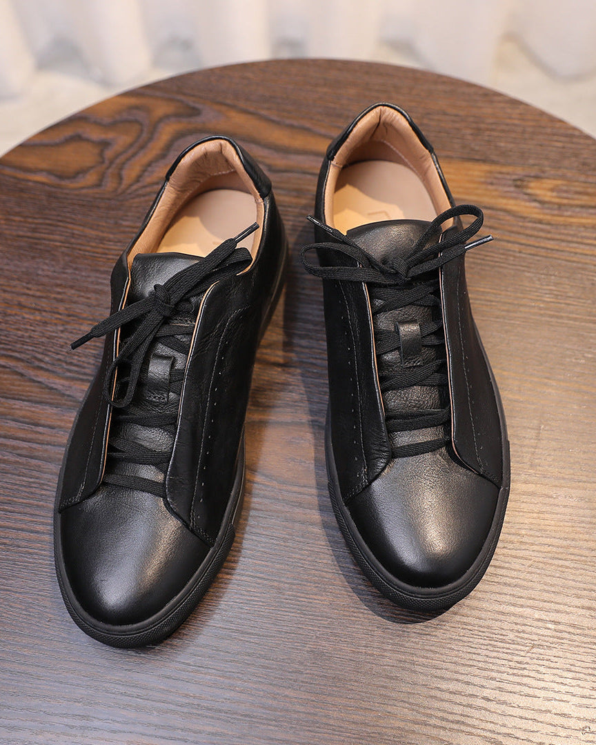 The Softey® Leather Low Sneakers