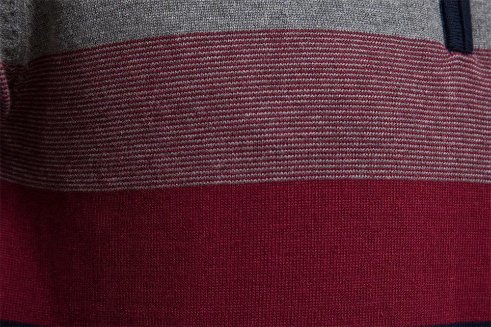 Elegant Cotton Zip Sweater