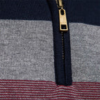 Elegant Cotton Zip Sweater