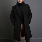LONDON Men’s Long Wool Overcoat