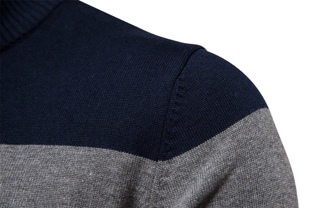 Elegant Cotton Zip Sweater