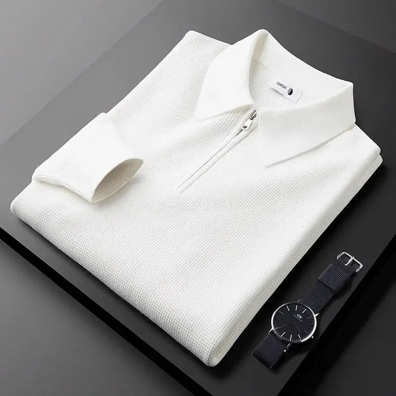 Elegant Men's Zip Sweater