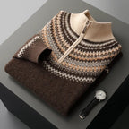 Elegant Cashmere Zip Sweater