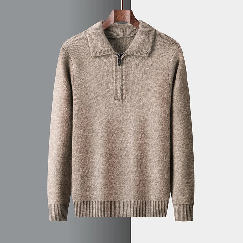 Chic Cashmere Zip Sweater