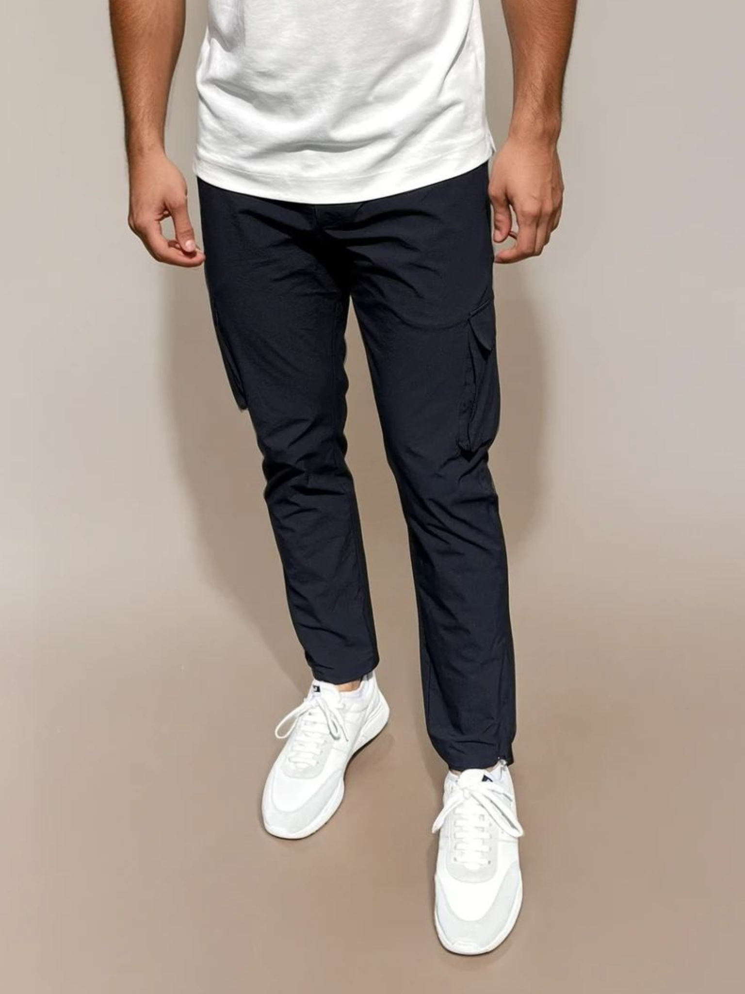 Cargo Tech Trousers - Deep Navy