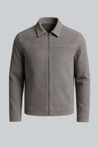 Gray Suede Men's Jacket