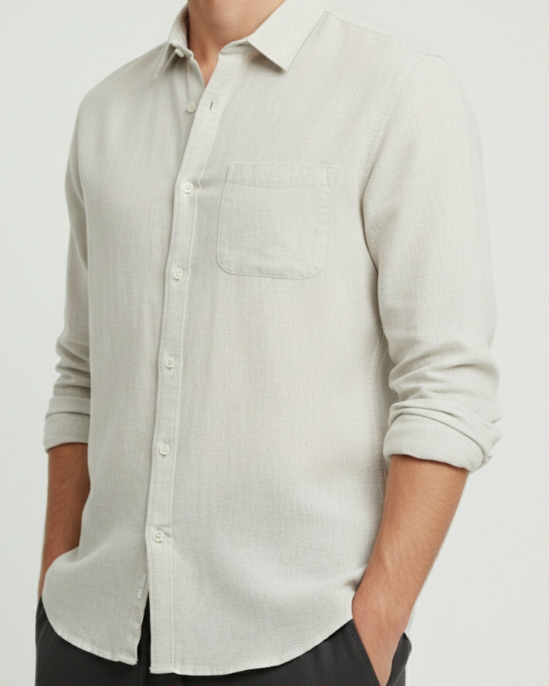 Altavita Linen City Summer Set - Beige/Black