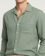 Altavita Linen City Summer Set - Green/Beige