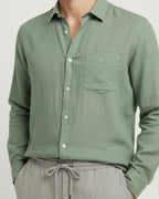 Altavita Linen City Summer Set - Green/Grey