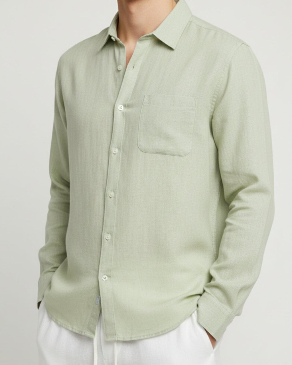 Altavita Linen City Summer Set - Mint/White