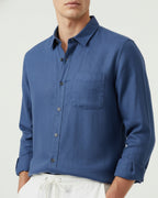 Altavita Linen City Summer Set - Navy/White