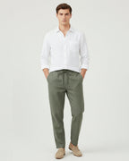 Altavita Linen City Summer Set - White/Green