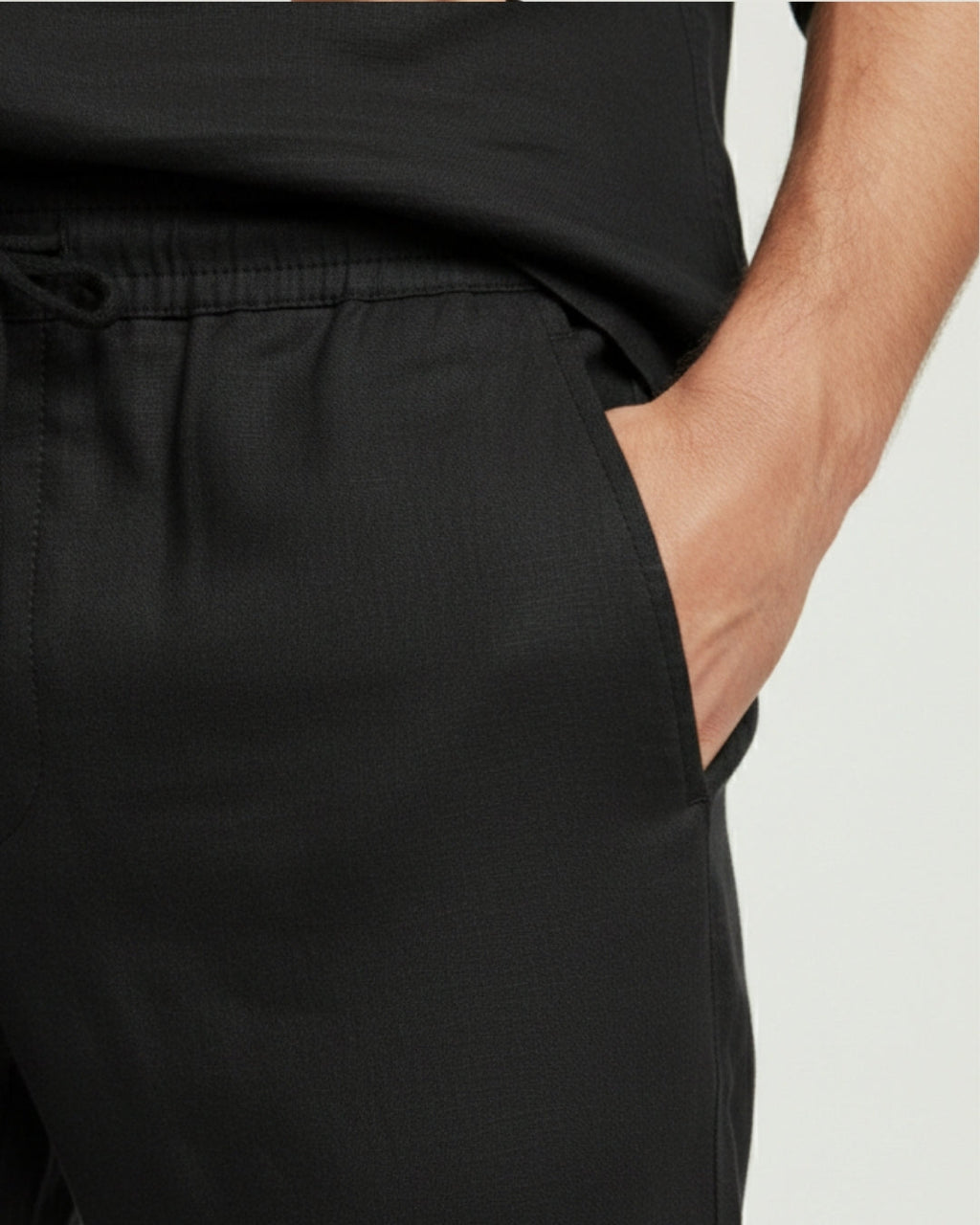 Altavita Linen City Summer Set - Black