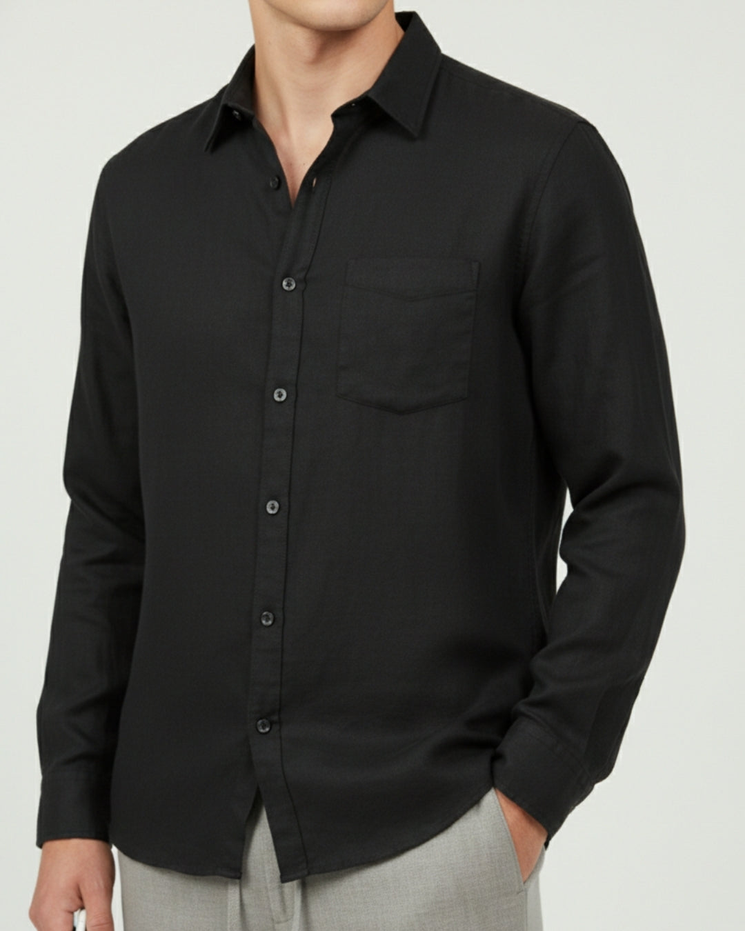 Altavita Linen City Summer Set - Black/Grey