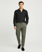Altavita Linen City Summer Set - Black/Green