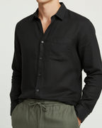 Altavita Linen City Summer Set - Black/Green