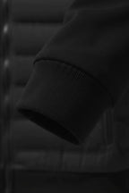 Loose Fit Hooded Down Jacket - Black