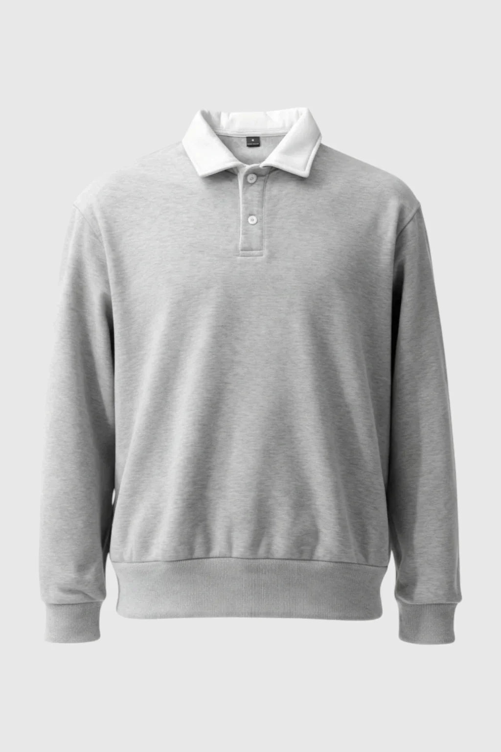 The Contrast Polo — Grey