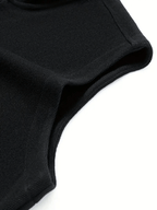 Classic Black Knitted Sleeveless Vest