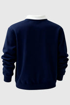 The Contrast Polo - Dark Blue