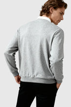 The Contrast Polo — Grey