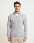 Toledo Half Zip Jumper - Grey