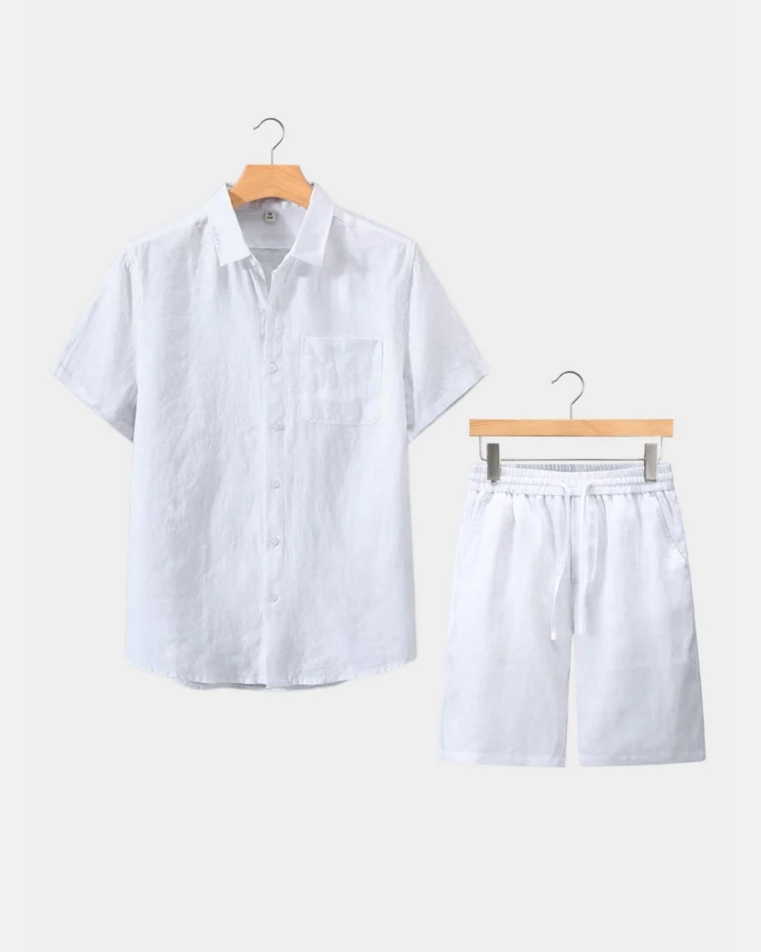 Altavita Linen Breeze Summer Set - White