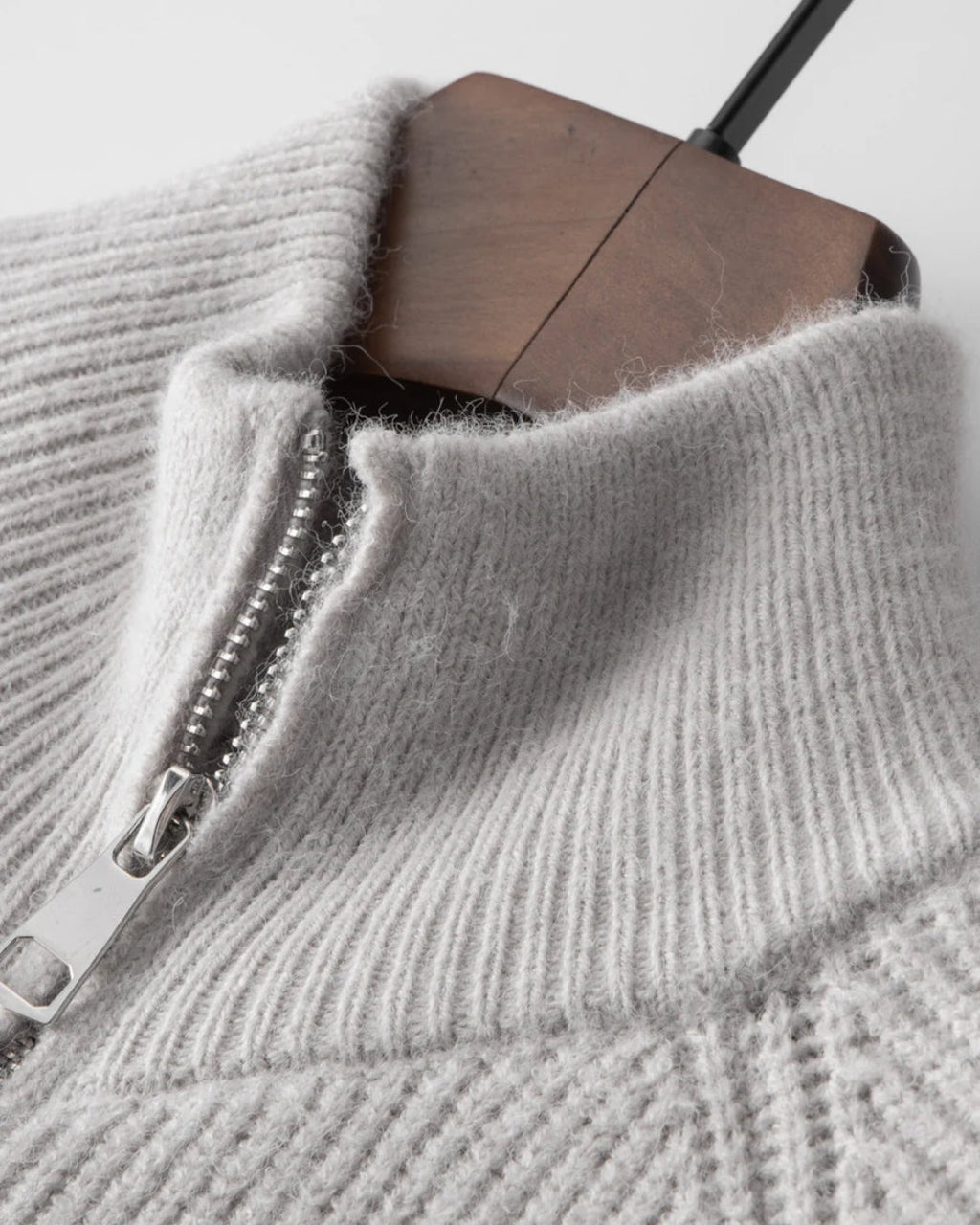 Aragón Zip Sweater - Off-white