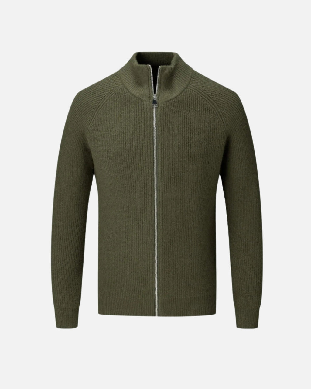 Aragon Zipped Sweater - Olive