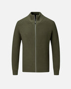 Aragon Zipped Sweater - Olive