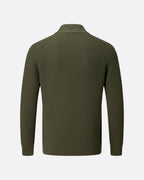 Aragon Zipped Sweater - Olive