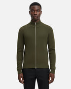 Aragon Zipped Sweater - Olive