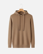 Merino Wool Basics Hoodie - Camel